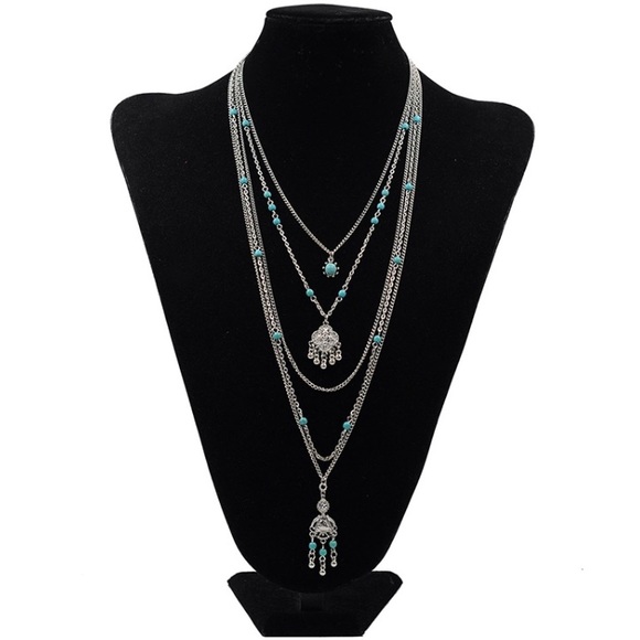 Jewelry - New Turquoise beaded Layered Necklace